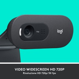 Logitech C505 HD webcam 1280 x 720 pixels USB Black