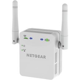 NETGEAR N300 WiFi Range Extender Network transmitter & receiver White 10, 100, 300 Mbit s