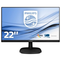 Philips V Line 223V7QDSB 00 LED display 21.5" 1920 x 1080 pixels Full HD Black