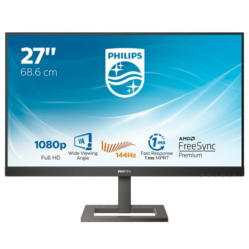 Philips E Line 272E1GAEZ 00 LED display 68,6 cm (27") 1920 x 1080 Pixel Full HD Schwarz, Chrom