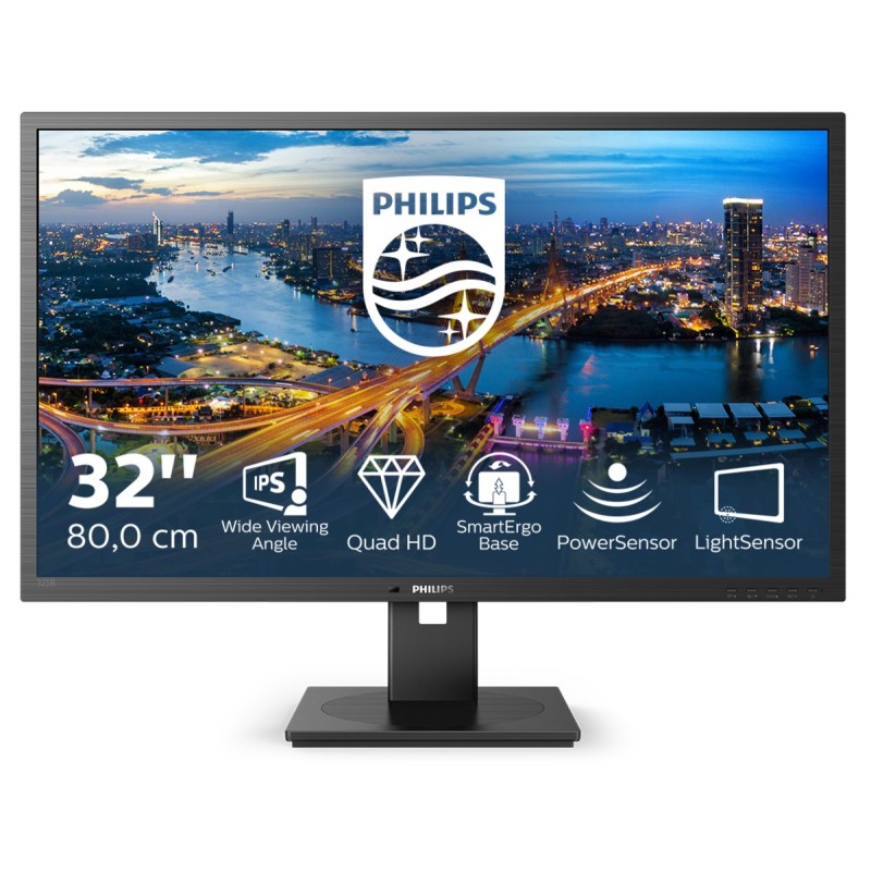 Philips B Line 325B1L 00 computer monitor 31.5" 2560 x 1440 pixels 2K Ultra HD LCD Black