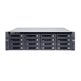 QNAP TS-h1683XU-RP NAS Bastidor (3U) Ethernet Negro E-2136