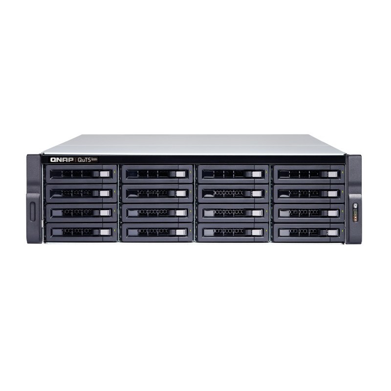 QNAP TS-h1683XU-RP NAS Rack (3U) Ethernet LAN Black E-2136