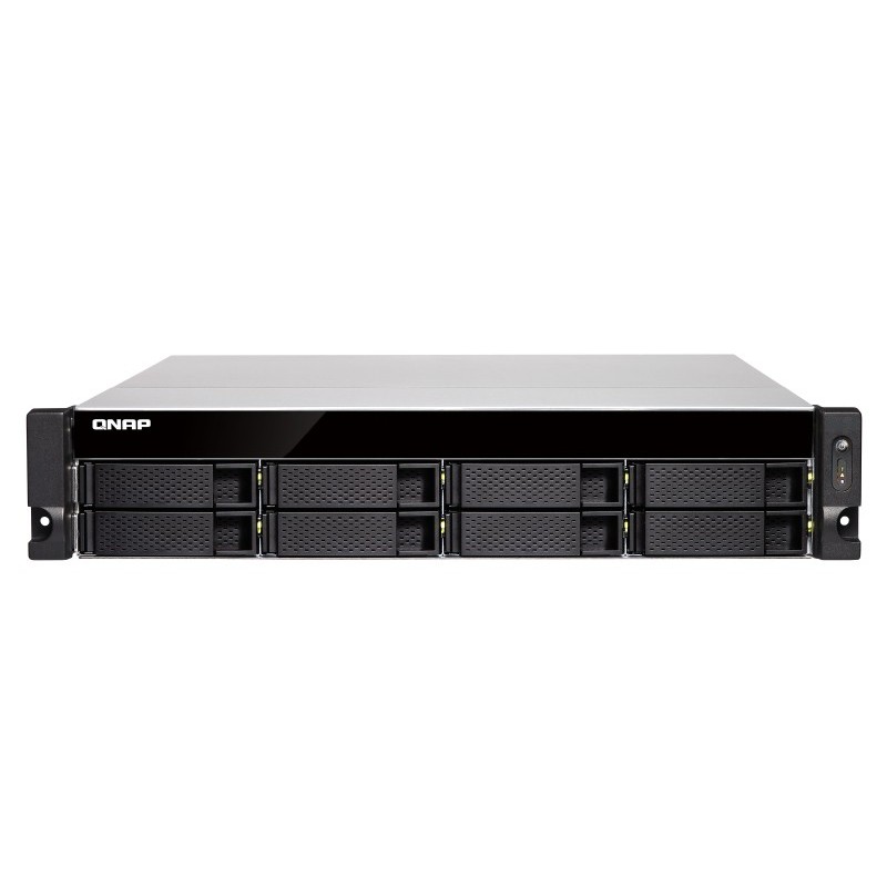 QNAP TS-883XU-RP NAS Rack (2U) Ethernet LAN Black E-2124