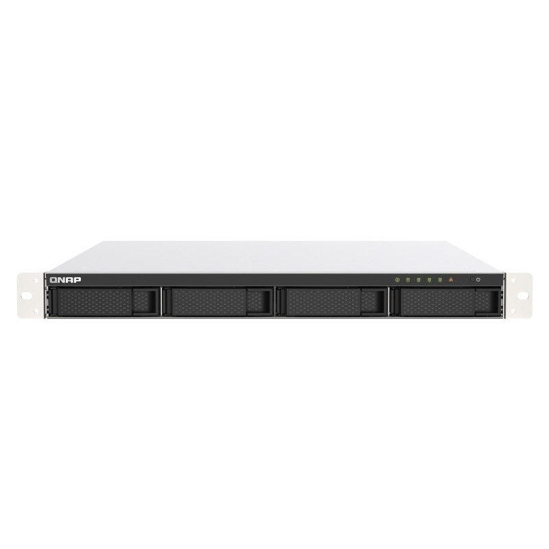 QNAP TS-453DU-RP NAS Bastidor (1U) Ethernet Negro, Gris J4125