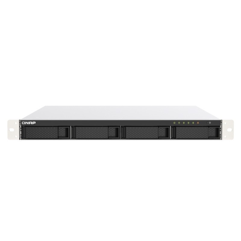 QNAP TS-453DU-RP NAS Rack (1U) Collegamento ethernet LAN Nero, Grigio J4125