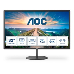 AOC V4 Q32V4 computer monitor 31.5" 2560 x 1440 pixels 2K Ultra HD LED Black