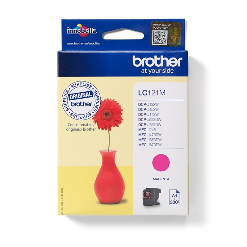 Brother LC121M cartucho de tinta 1 pieza(s) Original Magenta