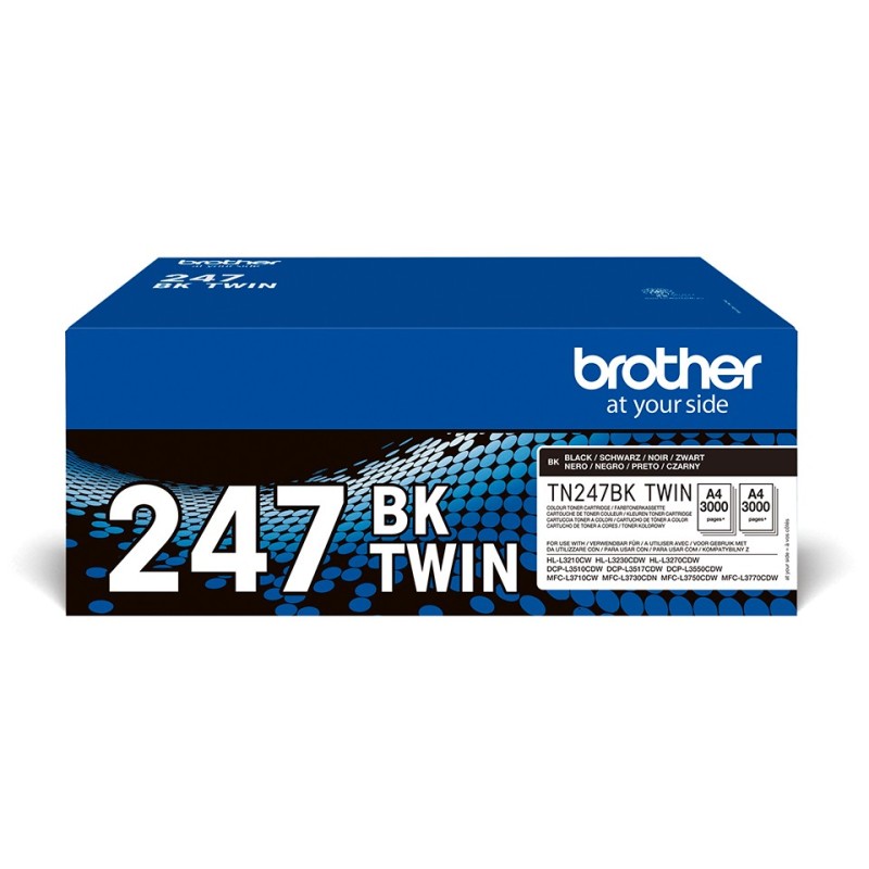 Brother TN-247BKTWIN Tonerkartusche 2 Stück(e) Original Schwarz