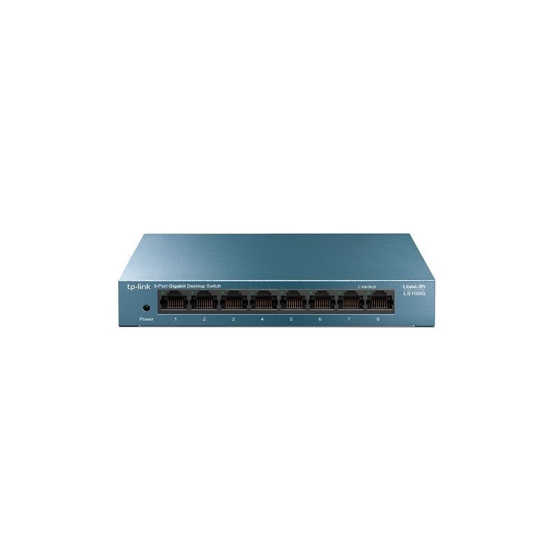 TP-Link LS108G network switch Unmanaged Gigabit Ethernet (10 100 1000) Blue