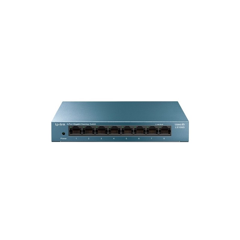 TP-Link LS108G switch di rete Non gestito Gigabit Ethernet (10 100 1000) Blu
