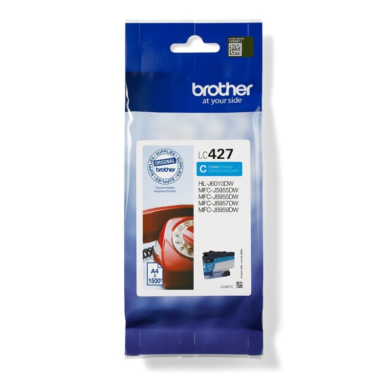 Brother LC427C cartucho de tinta 1 pieza(s) Original Cian