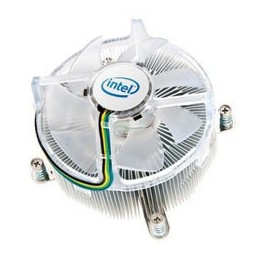 Intel RTS2011AC Prozessor Kühler 9,2 cm Aluminium, Transparent