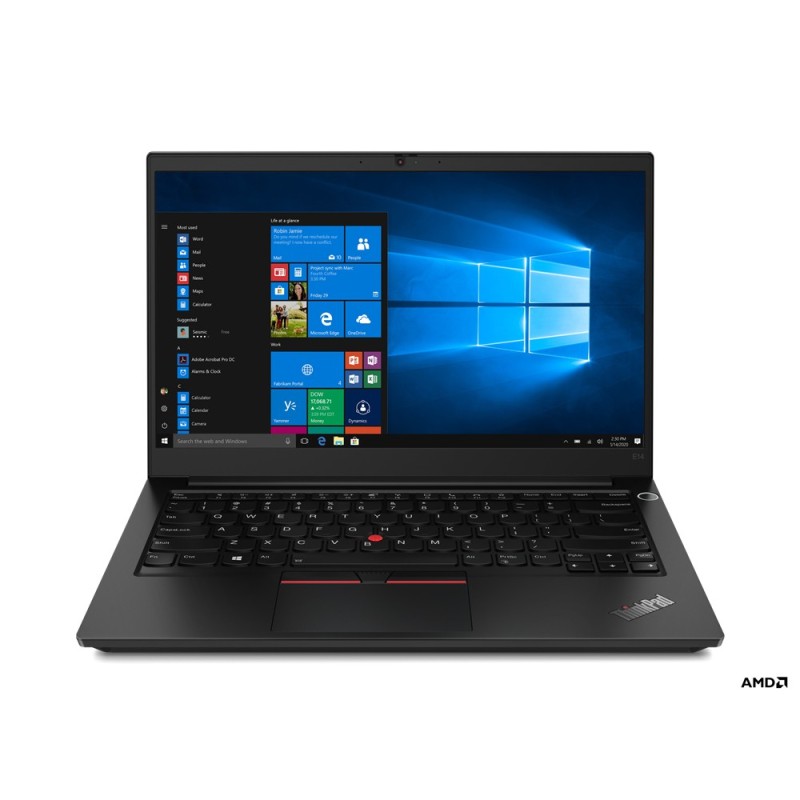 Lenovo ThinkPad E14 Ordinateur portable 35,6 cm (14") Full HD AMD Ryzen™ 7 5700U 16 Go DDR4-SDRAM 512 Go SSD Wi-Fi 6 (802.11ax)