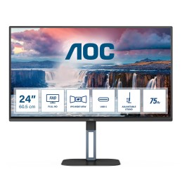 AOC V5 24V5C computer monitor 23.8" 1920 x 1080 pixels Full HD LED Black