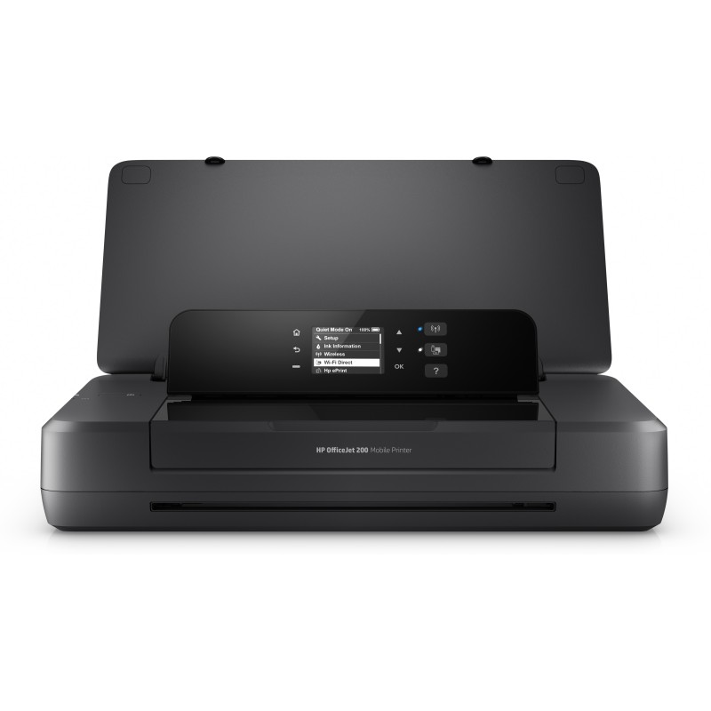 HP Officejet Imprimante portable 200, Color, Imprimante pour Small office, Imprimer, Impression sur façade par port USB