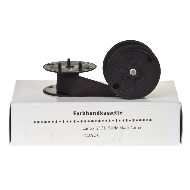 MM Black Silk Spool Ribbon - DK Spool 71 (Carma ID  1024 - Group ID  51) ruban d'impression