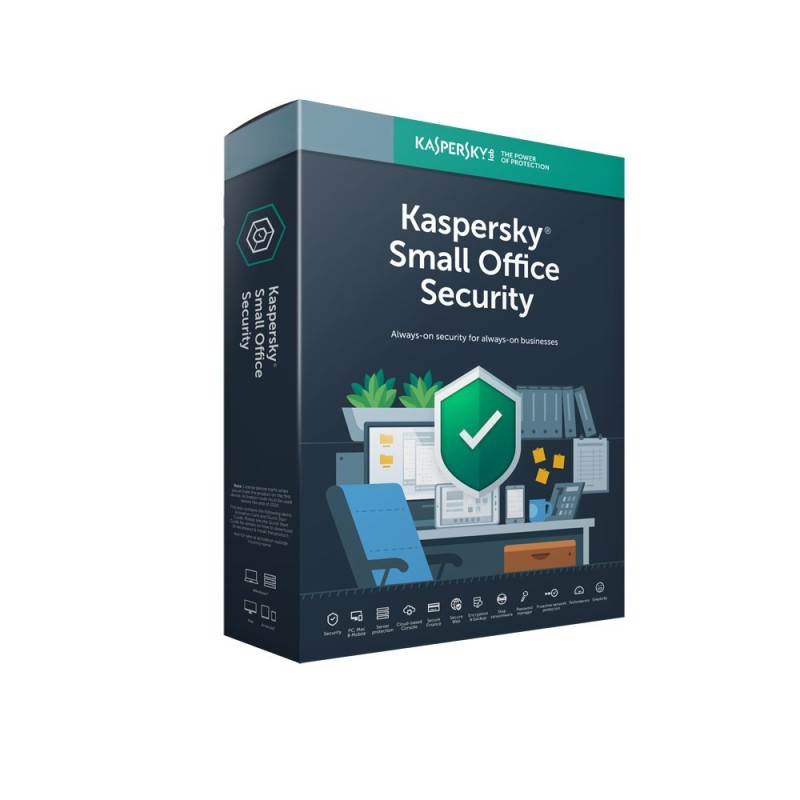 Kaspersky Small Office Security 8.0 Antivirus-Sicherheit Basis Italienisch 10 Lizenz(en) 1 Jahr(e)