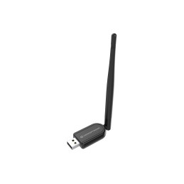 Conceptronic ABBY USB-Bluetooth 5.1-Adapter mit externer Antenne und hoher Reichweite
