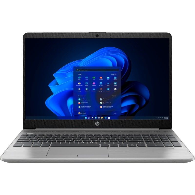 HP 250 G9 Portátil 39,6 cm (15.6") HD Intel® Celeron® N4500 8 GB DDR4-SDRAM 256 GB SSD Wi-Fi 5 (802.11ac) Windows 11 Home Plata