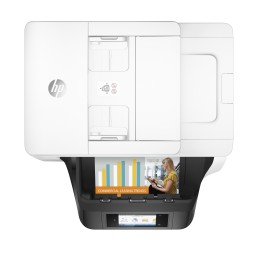 HP OfficeJet Pro Impresora multifunción 8730, Color, Impresora para Home, Imprima, copie, escanee y envíe por fax, AAD de 50