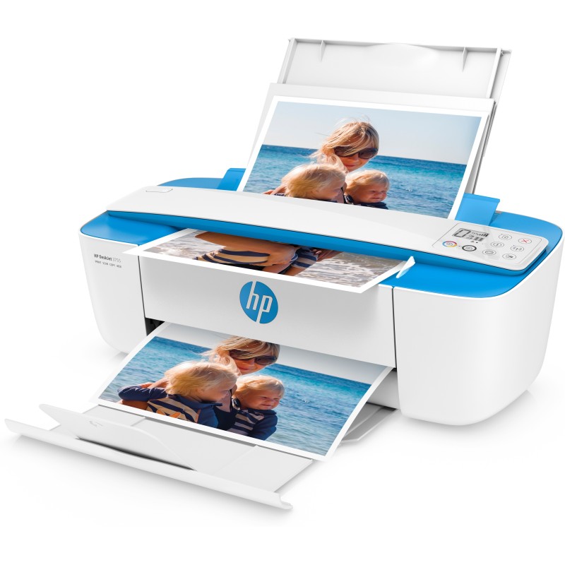 HP DeskJet Stampante multifunzione 3750, Casa, Stampa, copia, scansione, wireless, scansione verso e-mail PDF, stampa