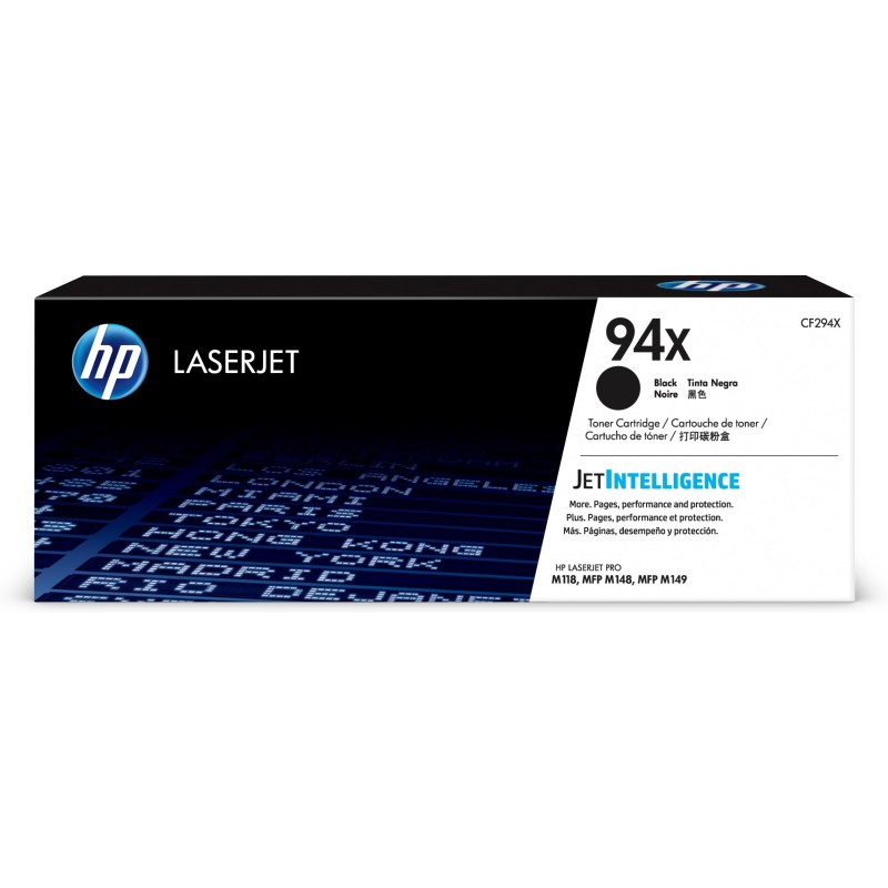 HP 94X Schwarz Original LaserJet Tonerkartusche mit hoher Reichweite