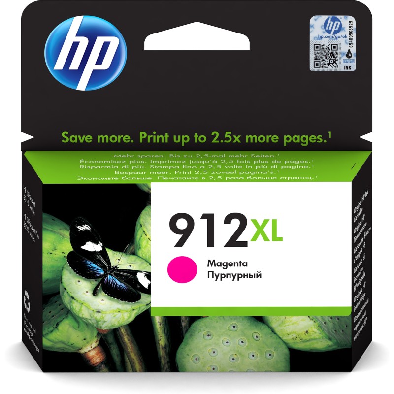 HP 912XL Cartouche d'encre magenta authentique, grande capacité