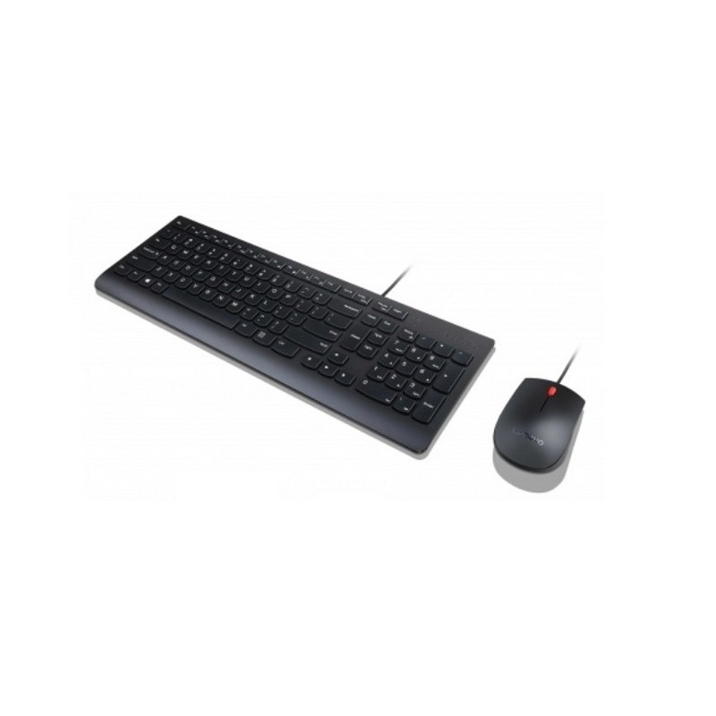 Lenovo Essential clavier Souris incluse USB Italien Noir