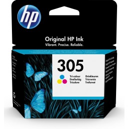HP Cartouche d’encre trois couleurs 305 authentique