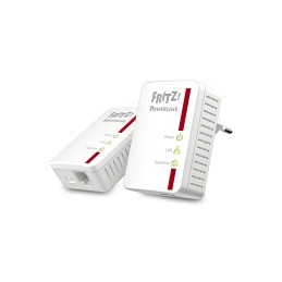 FRITZ!Powerline 510E Set International 500 Mbit/s Eingebauter Ethernet-Anschluss Weiß 2 Stück(e)