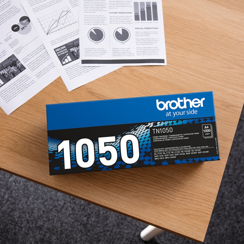 Brother TN-1050 Cartouche de toner 1 pièce(s) Original Noir